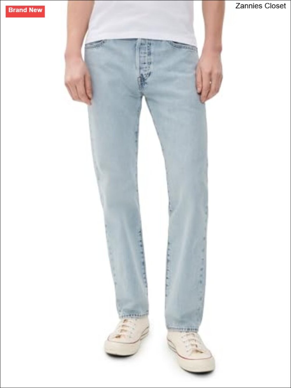 Men's 559 Straight Leg Lined Jeans Mid Rise Denim